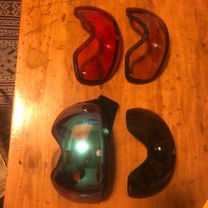 Dragon X2s goggles with 4 lenses!